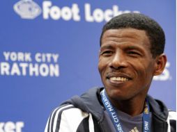 Haile Gebrselassie ha confirmado su asistencia en el Maratón de Tokio. AP  /