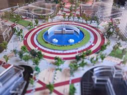 Hoy se llevó a cabo la presentación de la maqueta del proyecto en la Glorieta Minerva. ESPECIAL  /