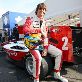 Prueba Esteban Gutiérrez el nuevo auto de GP2 en el Paul Ricard