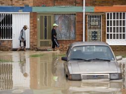 Habitantes del sector de Bosa, sur de Bogotá, fueron evacuados de sus casas el día de hoy. AFP  /