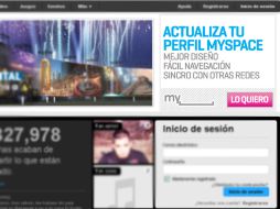 My Space ha admitido que ya no es una red social, sino un destino social de entretenimiento.MYSPACE.COM  /
