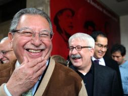 El coordinador del PRI en la Cámara de Diputados sale de una sesión ordinaria en el pleno de la Cámara Baja. EL UNIVERSAL  /