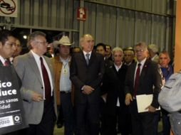 El Secretario Francisco Mayorga, en la  inauguración de la la Expo Nacional Ganadera y de la Industria Pecuaria. NOTIMEX  /