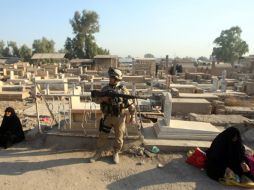 Hasta ahora las fuerzas militares de la OTAN se encargan de mantener el control en Iraq dada la inestabilidad política. AFP  /