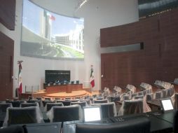 Los senadores no recibirán formalmente la nueva sede mañana en su totalidad, pues aún está inacabada. EL UNIVERSAL  /