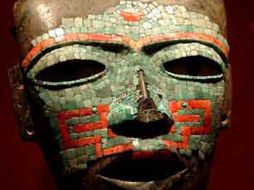 La Máscara de Malinaltepec pudo haber sido enterrada junto con algún personaje importante. INAH  /