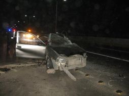 Tras el percance, el vehículo quedó destruido. M. PATIÑO  /