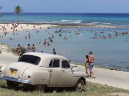 Turistas en La Habana. Cuba alcanza récord de turistas. ARCHIVO  /
