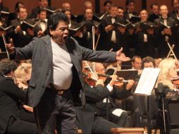 El tenor Flavio Becerra participó en la ópera Pagliacci. A. HINOJOSA  /