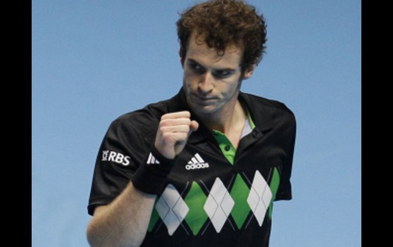 El tenista británico Andy Murray festejando su triunfo. AP  /