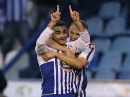 Adrián abrió el marcador al minuto 21, gracias a un penalti. REUTERS  /