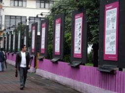 Este proyecto contemplaba que el transeúnte pidiera admirar imágenes artísticas durante su trayecto en la calle. ESPECIAL  /