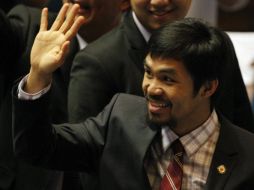 El campeón del boxeo Manny Pacquiao podría dejar de pelear en tres años. REUTERS  /