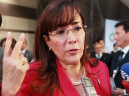 Yeidckol Polevnsky, a quien se ha mencionado como posible candidata a la gubernatura del Estado de México. EL UNIVERSAL  /