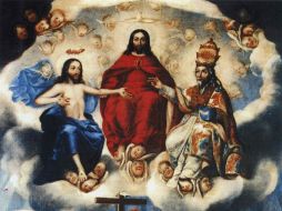 La Santísima Trinidad y los siete arcángeles forma parte del acervo. ESPECIAL  /