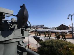 Soldados surcoreanos recorren el Museo de la Guerra de Corea en Seúl. EFE  /