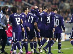 Arbeola fue el autor del segundo gol de cuatro que el Real Madrid anotó. REUTERS  /