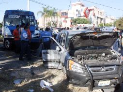 A finales de octubre pasado, una unidad de la ruta 25 participó en un accidente fatal por una falla en los frenos. ARCHIVO  /