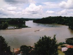 Aspecto del Río San Juan visto desde la costa nicaragüense. ORESTES DÍAZ  /