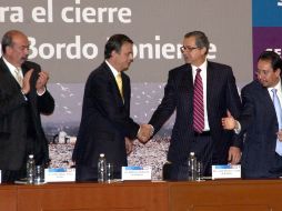 El comisionado aseguró que las aspiraciones presidenciales de Ebrard no tienen nada que ver con los acuerdos alcanzados. NTX  /