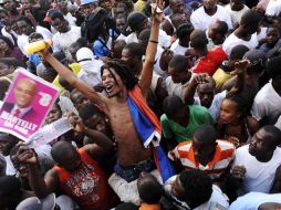 Mitin de Michel Martelly , candidato a la presidencia de Haití. REUTERS  /