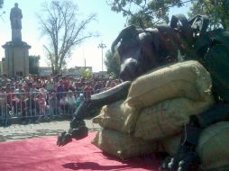 El perro gigante emprenderá su marcha por las calles del Centro de Guadalajara. A GARCÍA  /