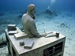El museo puede ser visitado apartir de hoy, con un equipo de buceo. EFE  /