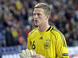 Anders Lindegaard empezará a entrenar con el club inglés en el mes de diciembre. EFE  /