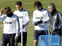 El real Madrid se encuentra con plantel completo para el clásico en el Camp Nou. EFE  /
