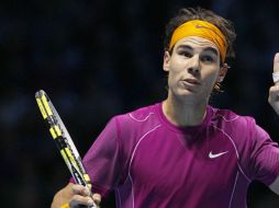 El tenista Rafael Nadal, número uno del mundo, se colocó en la final tras vencer a Murray. AP  /