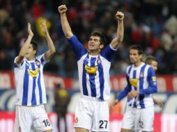 A 12 minutos del final Dani Osvaldo anotó el gol de la victoria para el Espanyol. AP  /