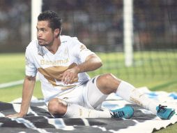 Dante López, delantero de los Pumas. MEXSPORT  /