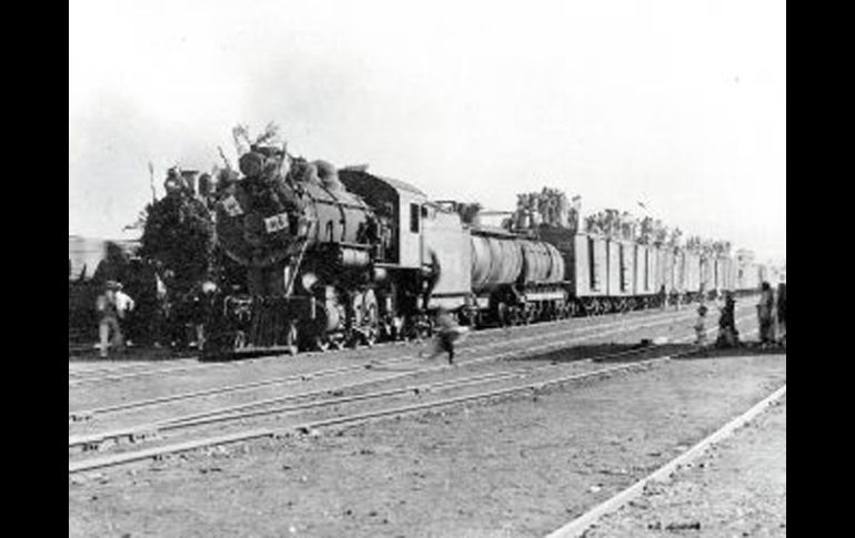 Los trabajadores ferroviarios tuvieron un papel determinante en el movimiento armado.EL UNIVERSAL  /