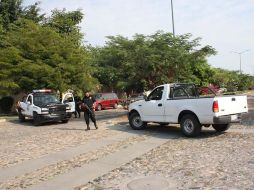 Autoridades realizan un operativo frente a la casa del ex gobernador, Jesús Silverio Cavazos Ceballos. EL UNIVERSAL  /