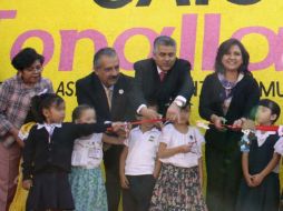 Imelda Guzmán fue la encargada de inaugurar el nuevo Centro de Asistencia Infantil Comunitario. ESPECIAL  /