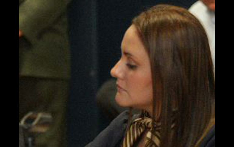 Mariana Fernández explicó que el total de recursos es de 480 millones de pesos. ARCHIVO  /