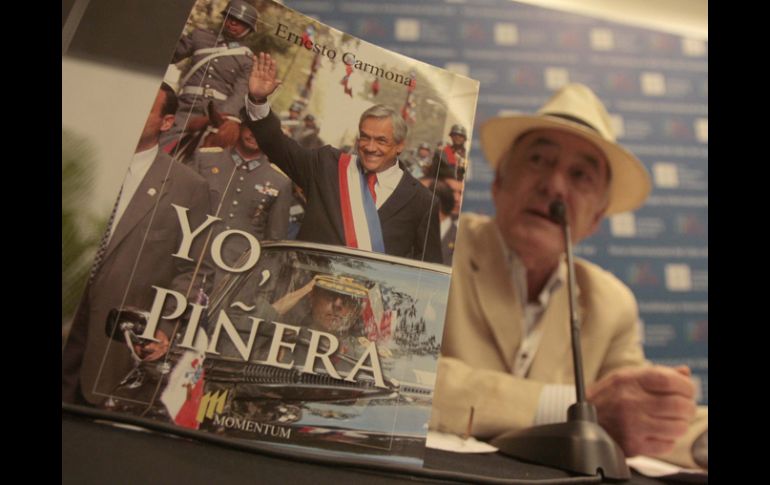 ''Este libro tiene el aporte de explicar quién es Piñera políticamente'', dice su autor. S. NÚÑEZ  /