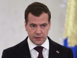 Dimitri Medvedev declaró que 'habrá una nueva espiral en la carrera de armamento' si no se llega al acuerdo antimisiles. EFE  /