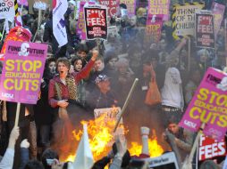 Como Italia, Inglaterra es otro país que está realizando reformas educativas, y donde los estudiantes también se manifestan. REUTERS  /
