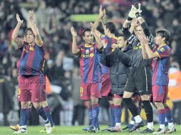 El FC Barcelona ocupa el primer puesto entre los mejores clubes de fútbol de la primera década del siglo XXI. AFP.  /