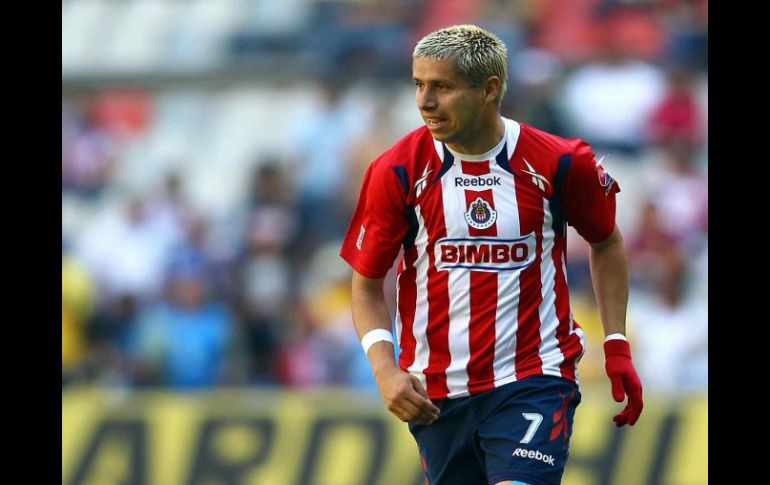 El jugador de las Chivas Adolfo 'Bofo' Bautista. MEXSPORT  /