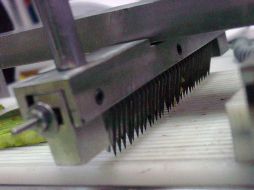 Dispositivo para realizar el corte del nopal en rebanadas delgadas. ID  /