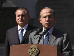 Felipe Calderón reconoce que el secuestro ha representado un enorme desafío. AP  /