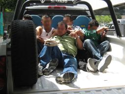 Los acusados fueron detenidos por elementos de la Policía de cabo Corrientes. ESPECIAL  /