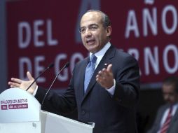 Felipe Calderón dice no tener candidato preferido para las próximas elecciones presidenciales. EFE  /