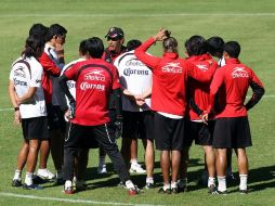 Benjamín Galindo, director técnico del Atlas, busca que sus jugadores se identifiquen con su ideología futbolística. MEXSPORT  /