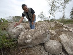 El daño en el sitio arqueológico Chicxulub es “irreversible”.ESPECIAL  /