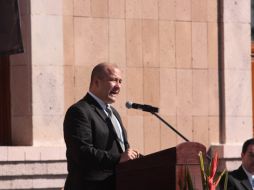 Enrique Alfaro destacó el arranque de diversas obras, durante su primer informe de Gobierno. ESPECIAL  /