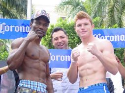 En el pesaje, Álvarez fue acechado por un gran número de jovencitas. G LÓPEZ  /