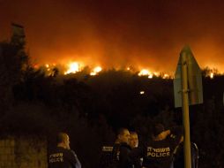 El incendio, cerca de Haifa, mató a 40 personas. AFP  /
